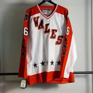 Men's CCM Vintage Hockey Lemieux Wales All-Star Jersey size 52